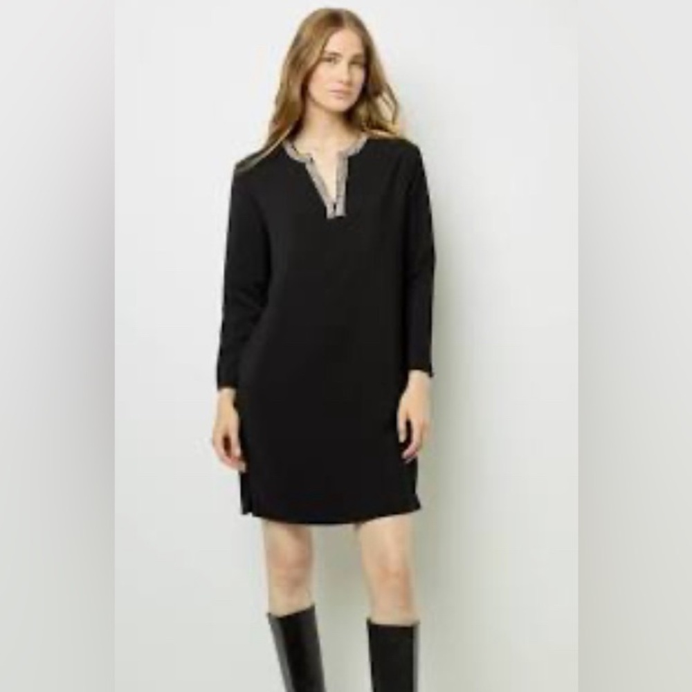 Gerald Darel Blue Halter Cocktail Dress